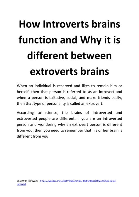 exhibitionists anya and laney make evidence of their experiment|Introverts' and Extroverts' Brains Really Are Different, According .